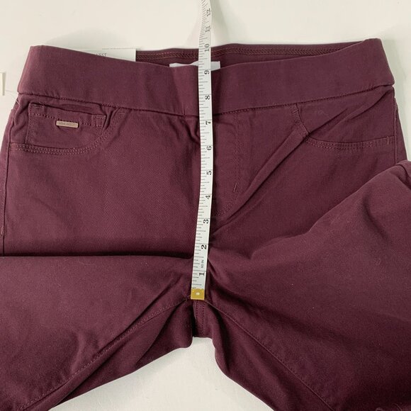 Nine West Women's Jeans 4 Heidi Pull On Denim Pant Jeans Plum Purple Size 4 - Picture 8 of 9